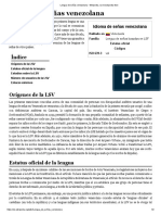 Lengua de Señas Venezolana - Wikipedia, La Enciclopedia Libre PDF