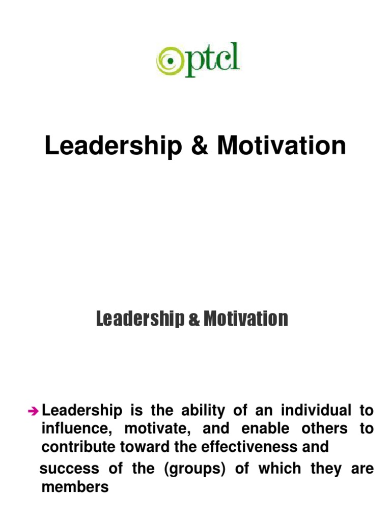 Leadership and Motivation Strategies | PDF | Leadership | Motivation