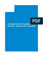 Technician'S Guide For Logmein Rescue and Intel Connect Service Using Rpat