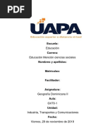 Tarea IV de Geografia Dominicana II