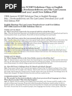 CBSE Answers NCERT Solutions Class 12 English Flamingo Freehomedelivery Net PDF