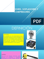 Ventiladores, Sopladores y Compresores