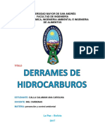 Derrames de Hidrocarburos