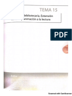 T15, Extensión Bibliotecaria y Cultural PDF