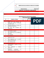 Matriz de Evaluacion de Vulnerabilidad