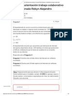 Historial de Exámenes para Zuniga Coronado Robyn Alejandro - Sustentación Trabajo Colaborativo PDF