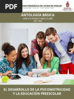 6to El Desarrollo de La Psicomotricidad y La Educación Preescolar PDF