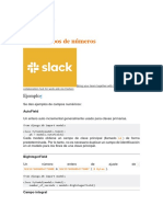 Tipos de Datos Django