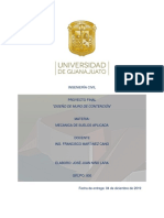 PROYECTO Muro de Contención PDF