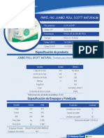 FT 30223218 KCP Pap Hig JRT Natural 1P 6X1X500 Fase Ii