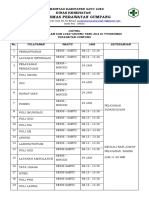 EP 1.2.3.3 JAdwal Pelayanan Dan Bukti Pelaksanaan