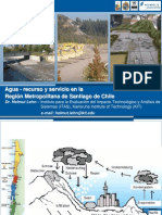 Agua - Recurso y Servicio en La Región Metropolitana de Santiago de Chile