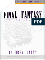 RPG GBA - Final Fantasy Tactics Advance Guide