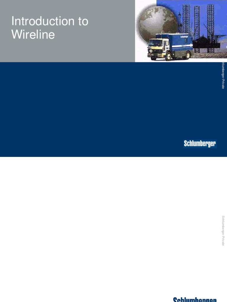 1a Introduction To Wireline Pdf Applied And Interdisciplinary