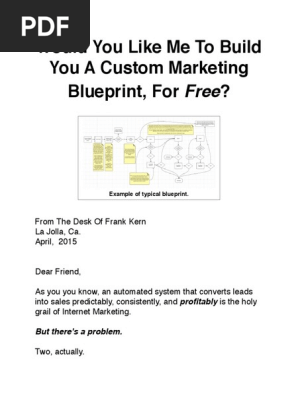 Kern Blueprint Sales Letter