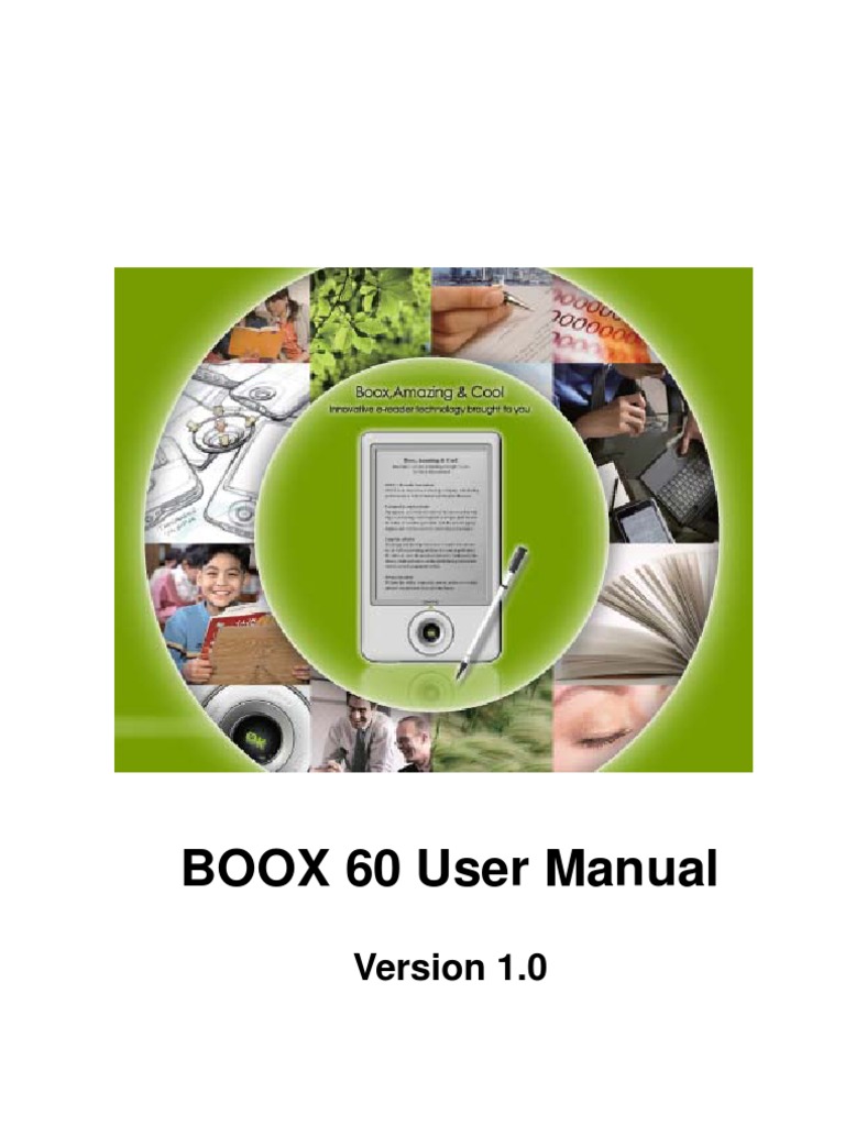 BOOX 60 User Manual PDF Websites Icon