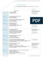 Programacion Semanal Del Cuatrimestre PDF