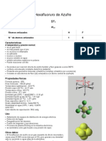 Hexafluoruro de Azufre