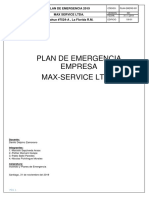Plan de Emergencia Max-Service