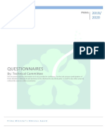 Questionnaires 2019-2020 PDF