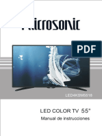 Televisor LED Smart 55 4K Mod. LED554KSM5518