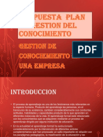 PROPUESTA  PLAN DE GESTION DEL CONOCIMIENTO ANDREA.pptx