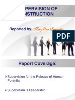 Supervision For The Release of Human Potential