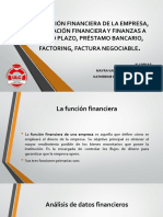 La Función Financiera de La Empresa Planeación