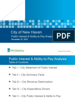 City of New Haven: Public Interest & Ability-to-Pay Analysis