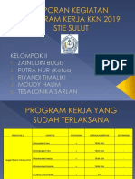 LAPORAN KEGIATAN PROGRAM KERJA KKN 2019.pptx