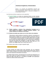 Funciones Inorgánicas y Nomenclatura PDF