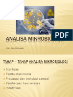 Analisa Mikrobiologi Ayuk