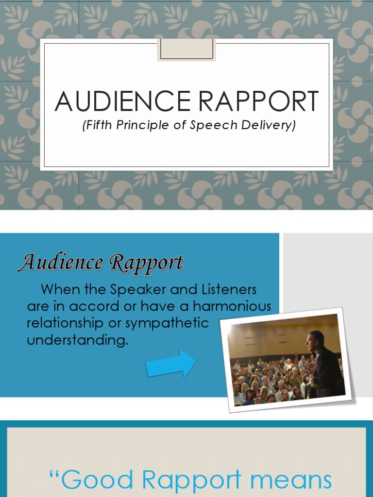 Audience Rapport PDF
