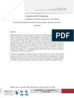 Extracion ADN, Electroforesis PDF