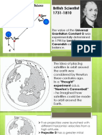 Universal Gravitation Constant G Uniform Circular Motion