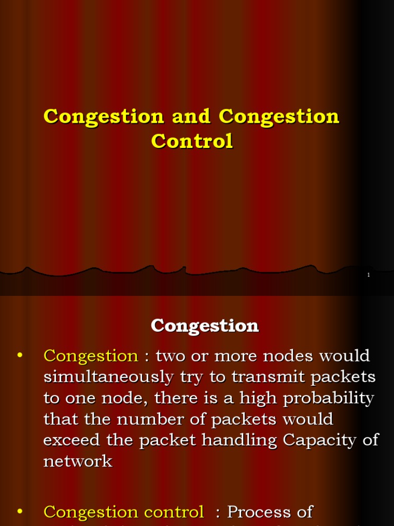 Congestion Control and Firewall | PDF | Network Congestion | Firewall ...