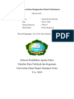 Keterampilan Dalam Menggunakan Metode Pembelajaran