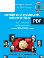 Clase 1 Historia de La Inmunologia - Introducción Al S.I