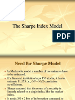 3 Sharpe Index Model