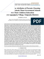 A Study on the Attributes of Parents Choosing-2325