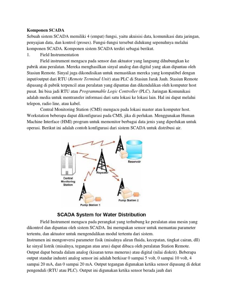 Komponen SCADA | PDF