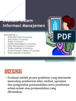 Evaluasi Sistem Informasi Manajemen