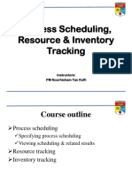 Process Scheduling, Resource & Inventory Tracking Tools