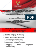 Teknik Penyusunan Permohonan Dan Keterangan Pihak Terkait PHPU DPR, DPD, Dan DPRD PDF