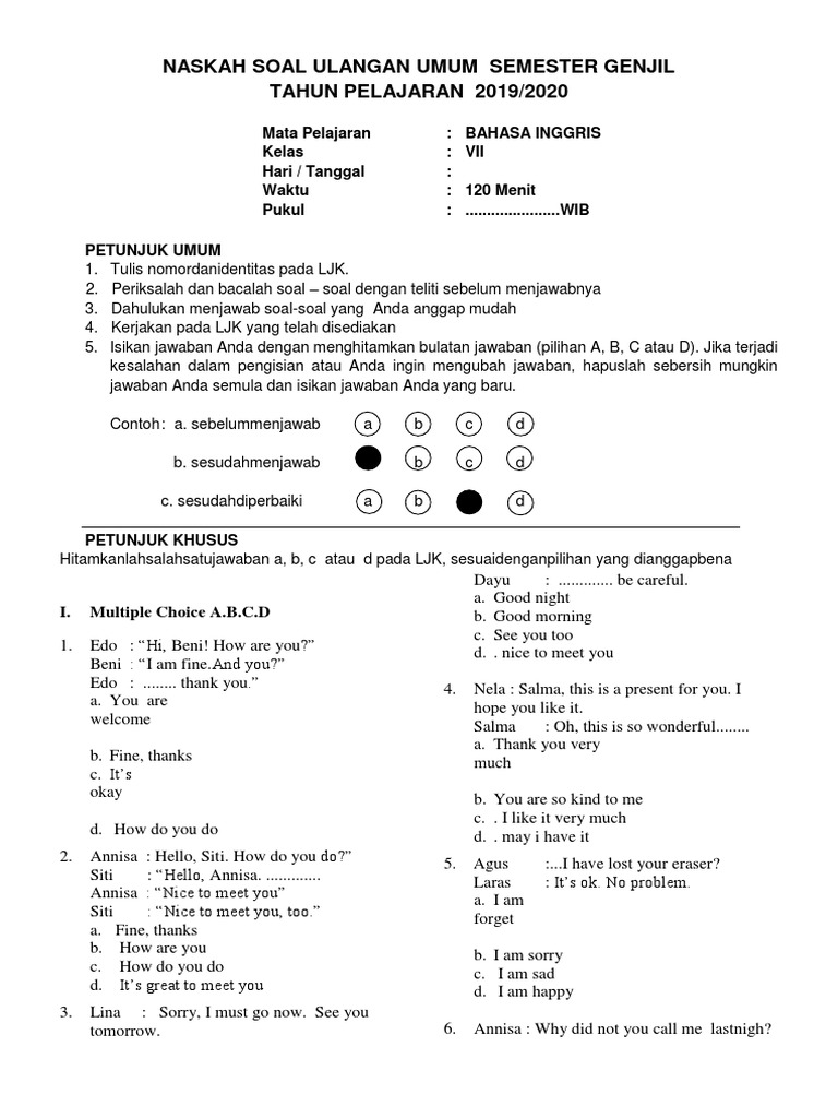 Bahasa Inggris 7 Docx