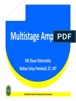 Multistage Amplifier Analysis and Design