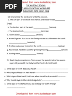 Class 4 Plant Adaptation Worksheet | PDF