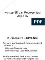 7 - Konsep 3D Dan Representasi Objek 3D New