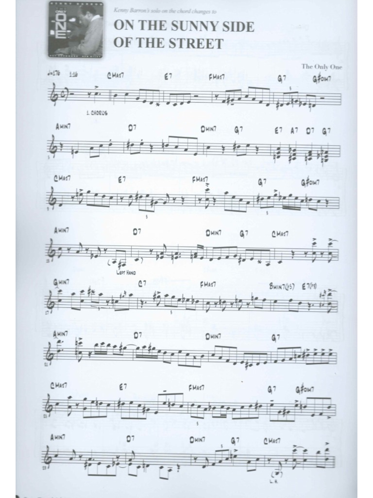 Kenny Barron On The Sunny Side Of The Street