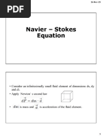 Navier - Stokes Equation PDF